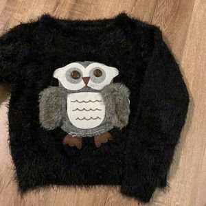 Black sweater for girls 8-13 years (stretch)